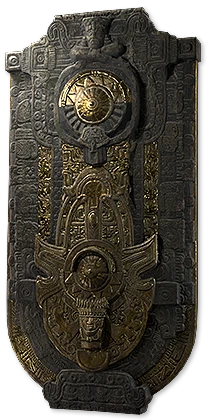 Goldworked Tower Shield